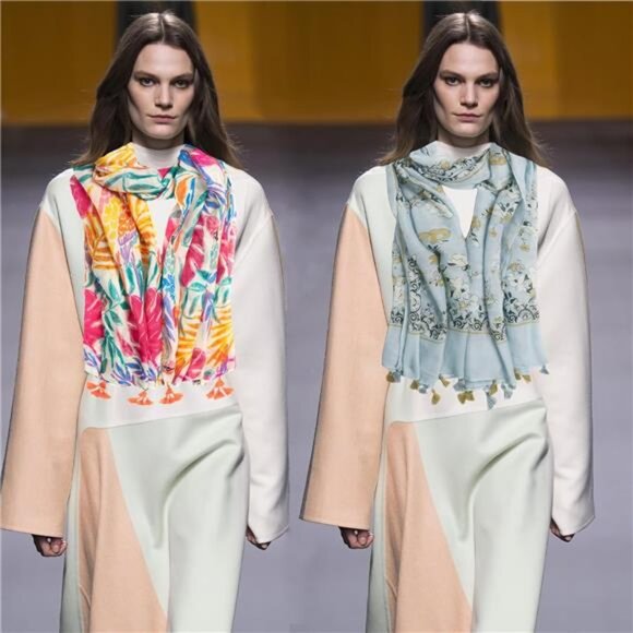 Women Lightweight Fashion Scarves Boho 004 - Picture 5 of 5